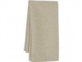 Tablecloth stain resistant LOFT, linen color, white 180 cm