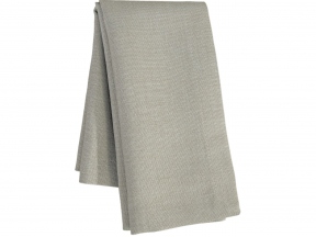 Tablecloth stain resistant LOFT, light grey color, white 180 cm