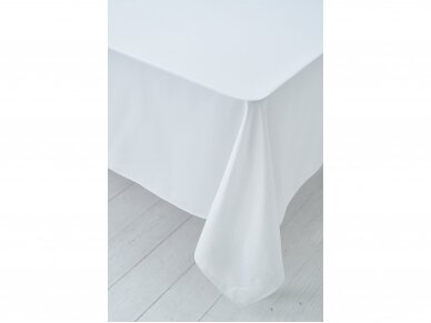 Tablecloth white Saten stain resistant, width 320 cm 1