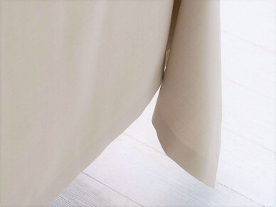 Tablecloth stain resistant LOFT, sandy color, white 180 cm 1