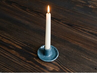 Keramikinė žvakidė mėlyna 1