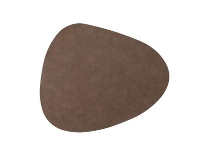 Leather placemat brown Leather placemat brown