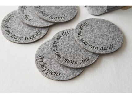 Coaster for cup Ø 10 cm 2 Coaster for cup Ø 10 cm 2