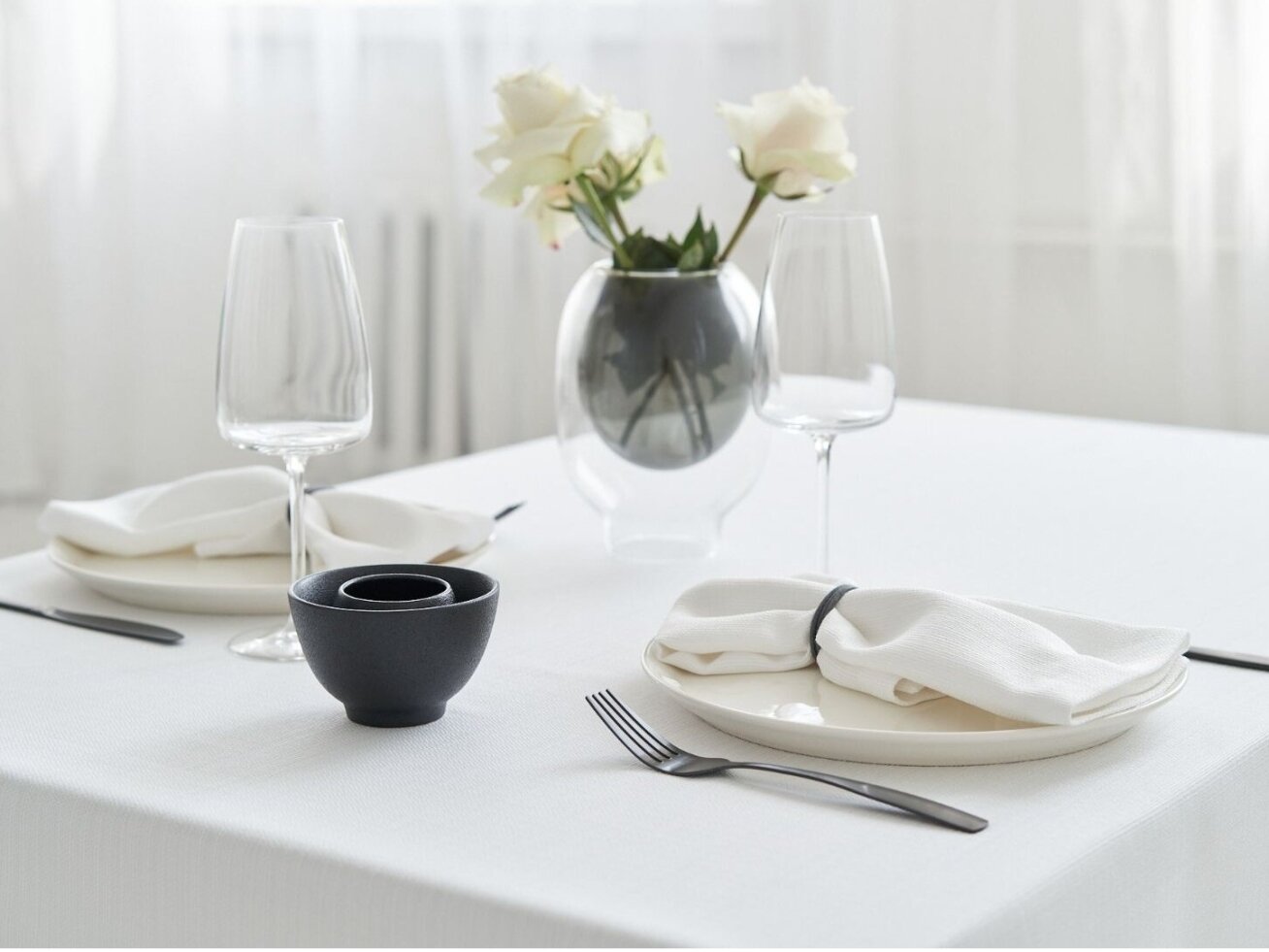 Napkin SILVAN white 5 Napkin SILVAN white 5