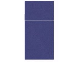Cutlery pocket dark blue, Airlaid textile