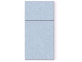Cutlery pocket light blue, Airlaid textile