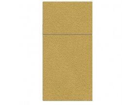 Cutlery pocket gold, Airlaid textile
