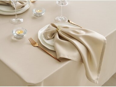 Napkin latte SATEN 45 x 45 cm