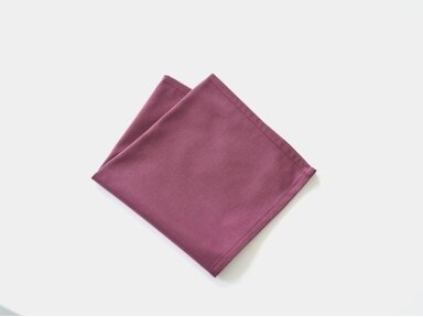 Napkin LAMIA eggplant color