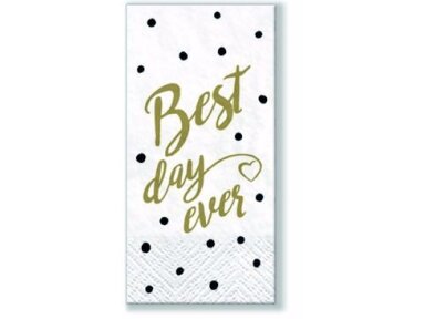 Servetėlės įrankiams „Best day ever“