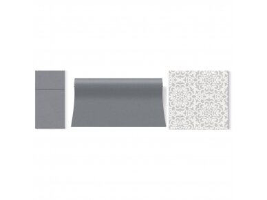 Cutlery pocket grey, Airlaid textile 3