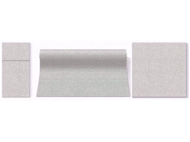 Cutlery pocket LINEN STRUCTURE grey, Airlaid textile 2