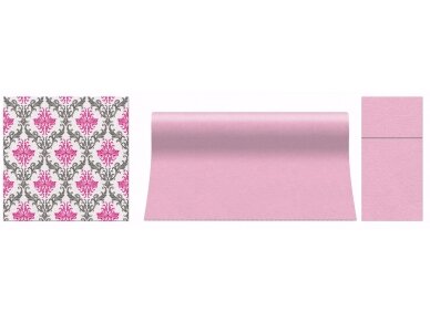 Cutlery pocket light rosa, Airlaid textile 2