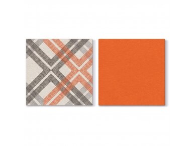 Napkins orange, Airlaid textile 1