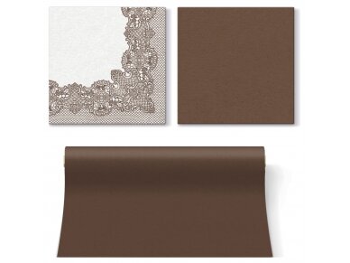 Napkins brown, Airlaid textile 3