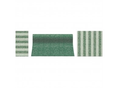Napkins Linen Stripes green, Airlaid textile 1