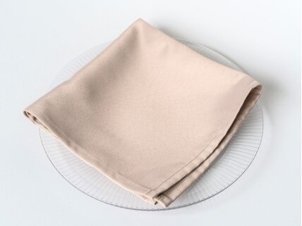 Napkin latte SATEN 45 x 45 cm 5 Napkin latte SATEN 45 x 45 cm 5