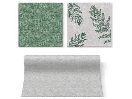 Napkins Linen Structure green, Airlaid textile 2 Napkins Linen Structure green, Airlaid textile 2