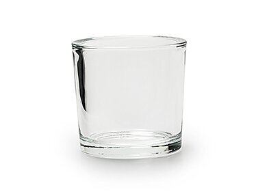 Stiklinė vaza cilindas