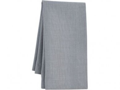 Tablecloth stain resistant LOFT, grey color, white 180 cm