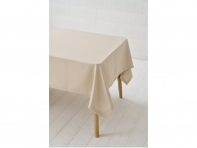 Tablecloth latte Saten stain resistant, width 320 cm 1