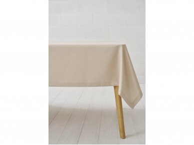 Tablecloth latte Saten stain resistant, width 320 cm 2