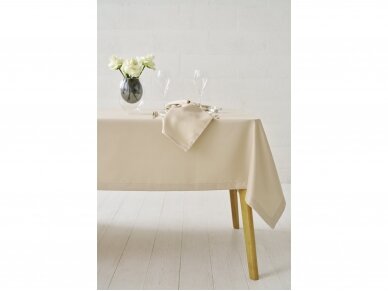 Tablecloth latte Saten, width 320 cm 3