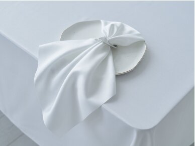 Tablecloth white Saten, width 320 cm 3