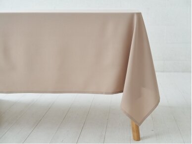Tablecloth light sand, width 150 cm