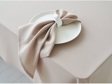 Tablecloth light sand, width 150 cm 3
