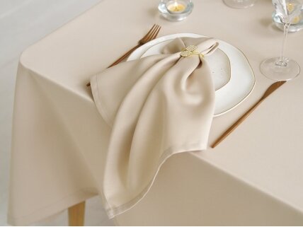 Tablecloth latte Saten, width 320 cm 6 Tablecloth latte Saten, width 320 cm 6