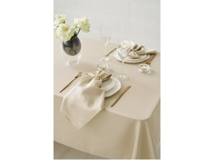 Tablecloth latte Saten, width 320 cm 4 Tablecloth latte Saten, width 320 cm 4