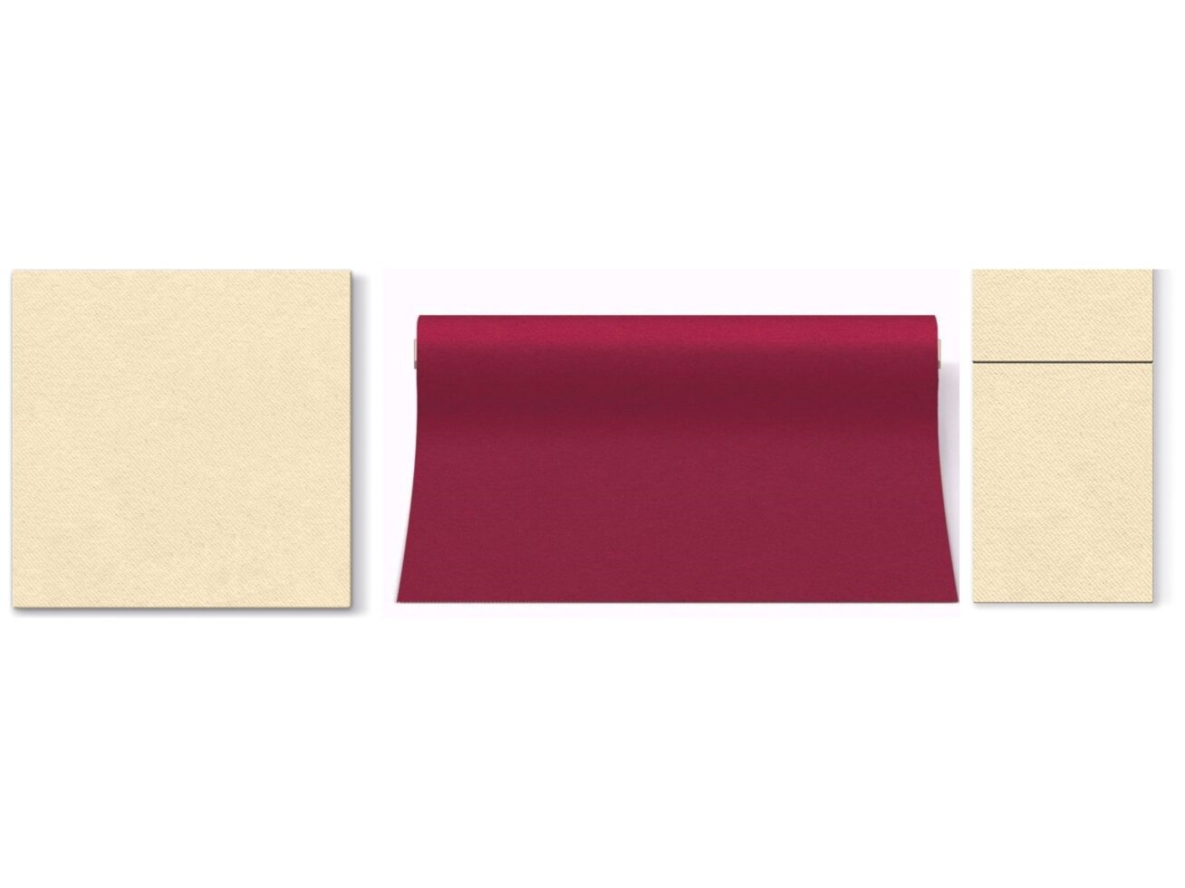 Table runner bordeaux, Airlaid textile 3 Table runner bordeaux, Airlaid textile 3