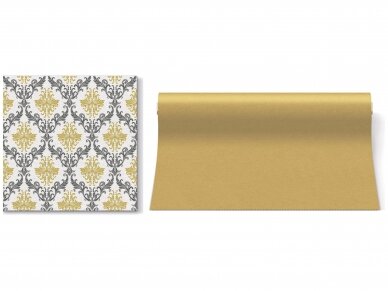 Table runner gold, Airlaid textile 1