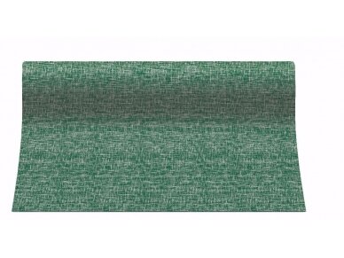 Table runner LINEN STRUCTURE green, Airlaid textile