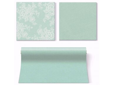 Table runner light mint, Airlaid textile 1
