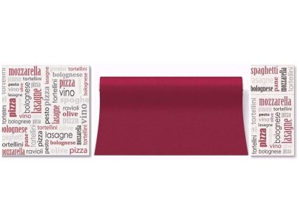 Table runner bordeaux, Airlaid textile 2 Table runner bordeaux, Airlaid textile 2