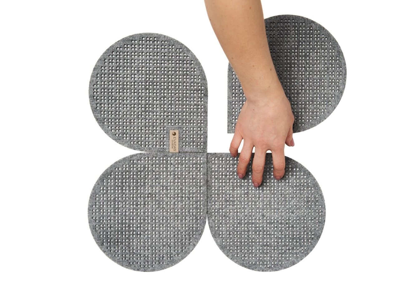 Felt coasters "Clovers" 1 Felt coasters "Clovers" 1
