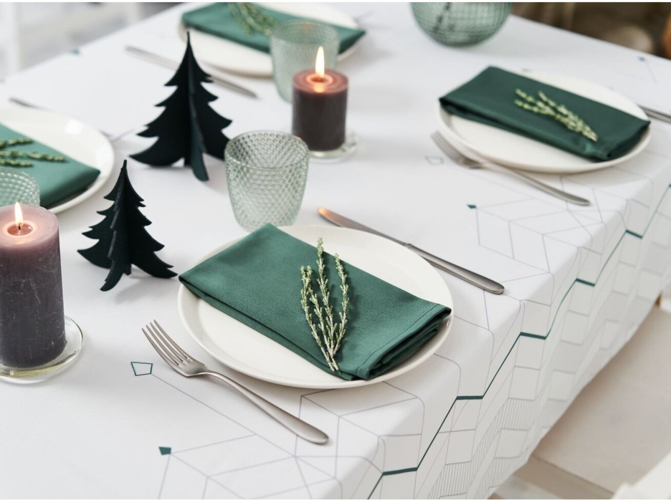 Green napkin LAMIA 3 Green napkin LAMIA 3